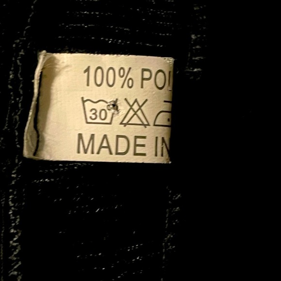 BLACK wide brimmed felt hat with faux fur tan pouf on band winter boho western - Picture 2 of 3